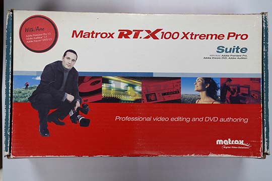 Matrox 迈创 RTX100 Xtreme Pro Suite TRX100-KIT-IX视频采集卡（MGA-G550-B芯片32MB）